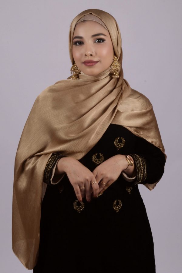 Dune Gold Muna Satin Hijab