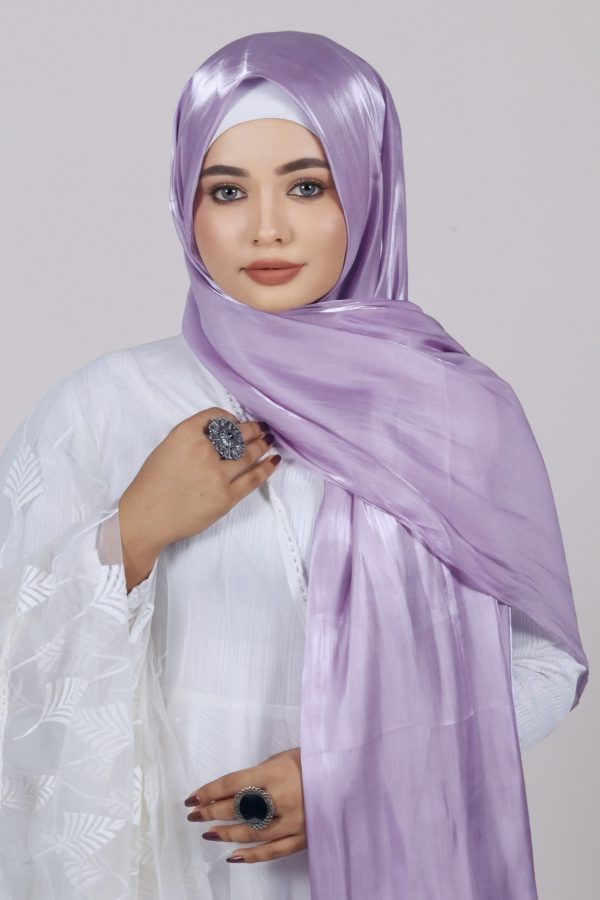 Lavender Premium Organza Hijab