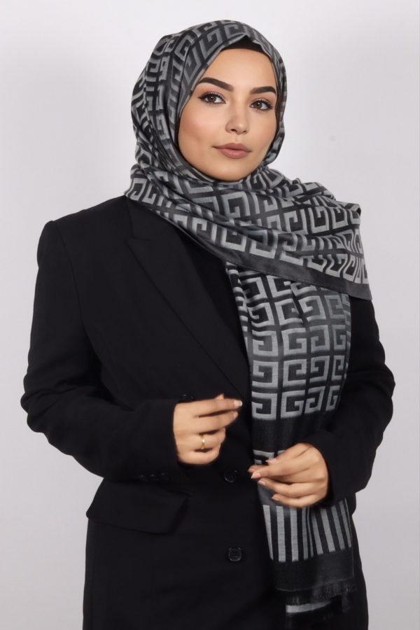 Acacia Viscose Silk Greek Print Hijab