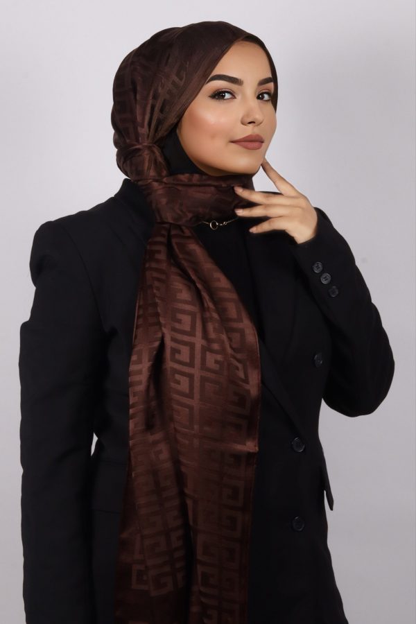 Selene Viscose Silk Greek Print Hijab