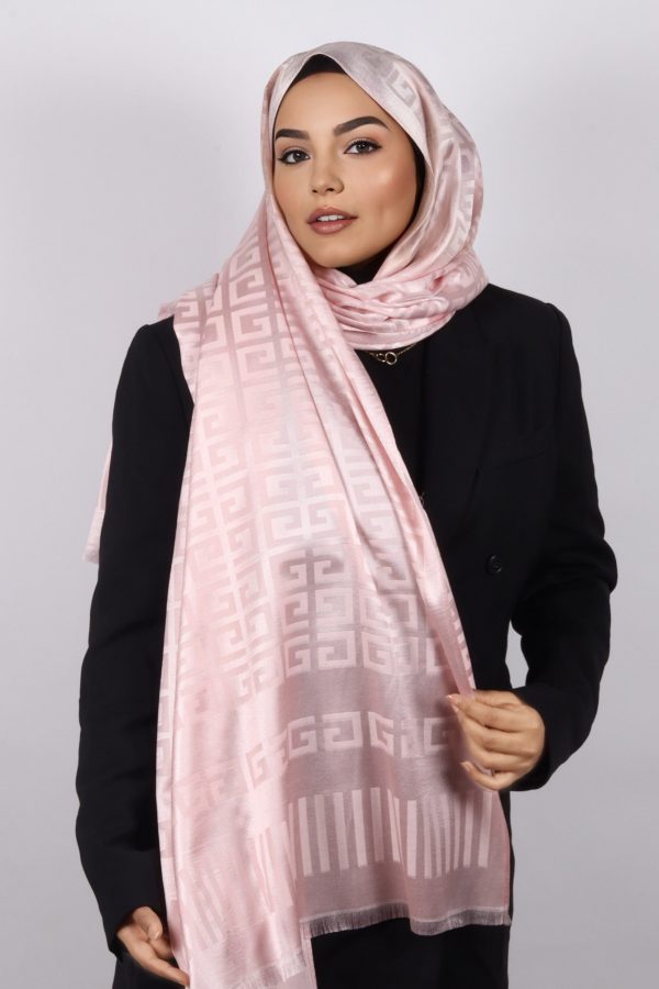 Xenia Viscose Silik Greek Print Hijab