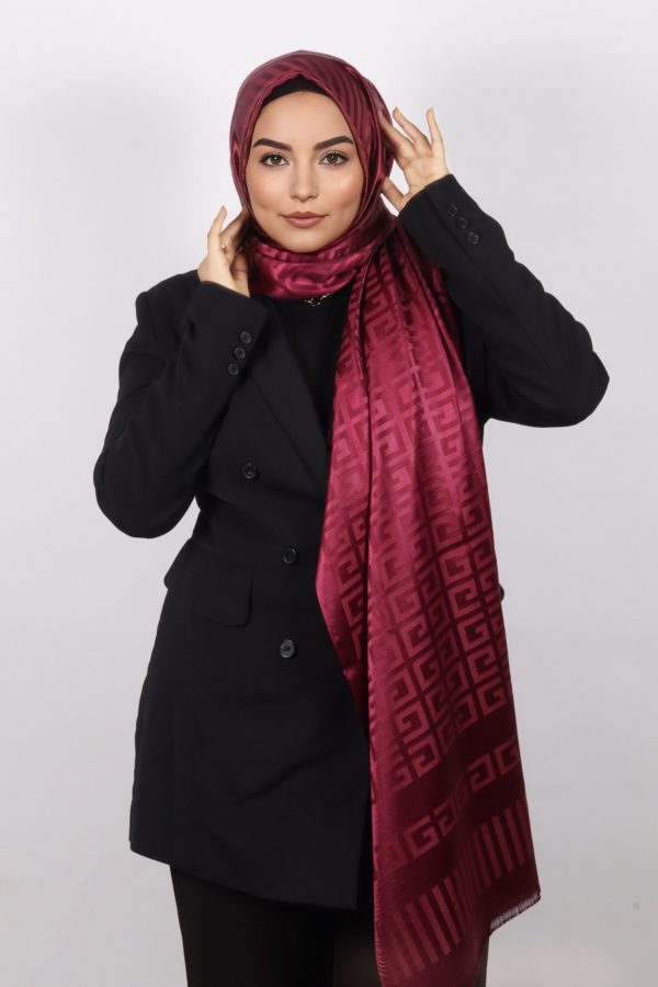 Katerina Viscose Silk Greek Print Hijab