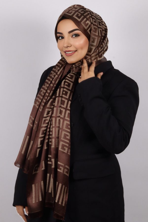 Dareia Viscose Silk Greek Print Hijab