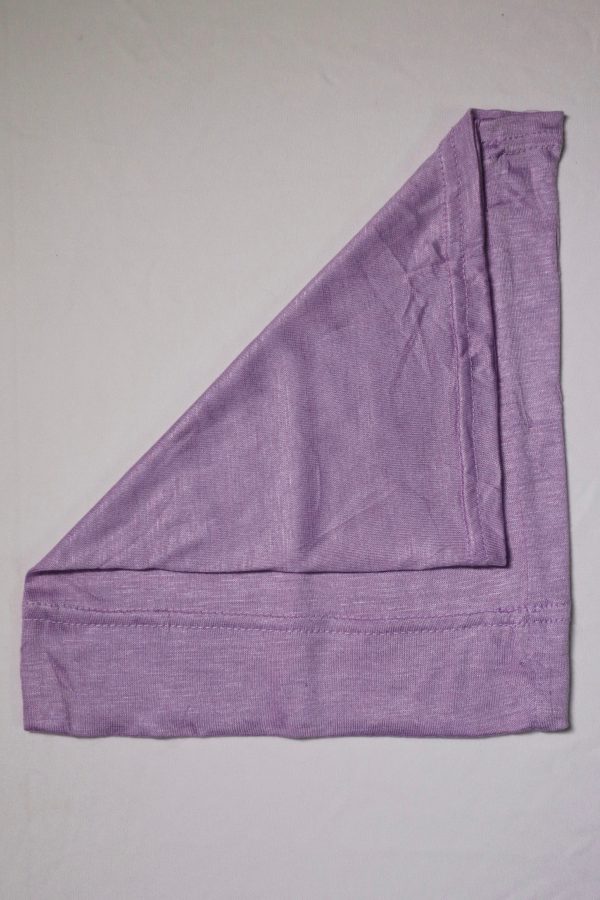 Lavender Jersey Cotton Tube Hijab Cap