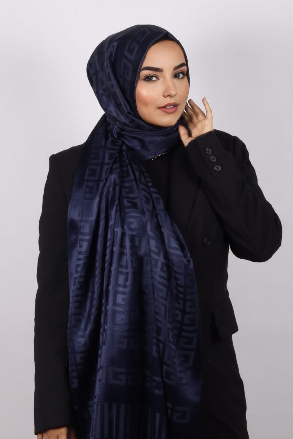 Ismini Viscose Silk Greek print Hijab