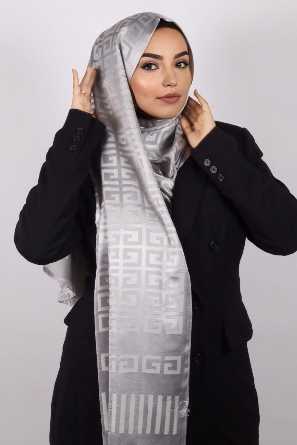 Athena Viscose Silk Greek Print Hijab