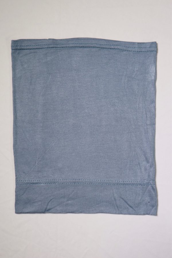 Slate Blue Jersey Cotton Tube Hijab Cap