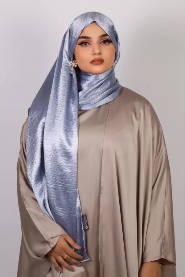Oris Marble Satin Hijab - Image 2