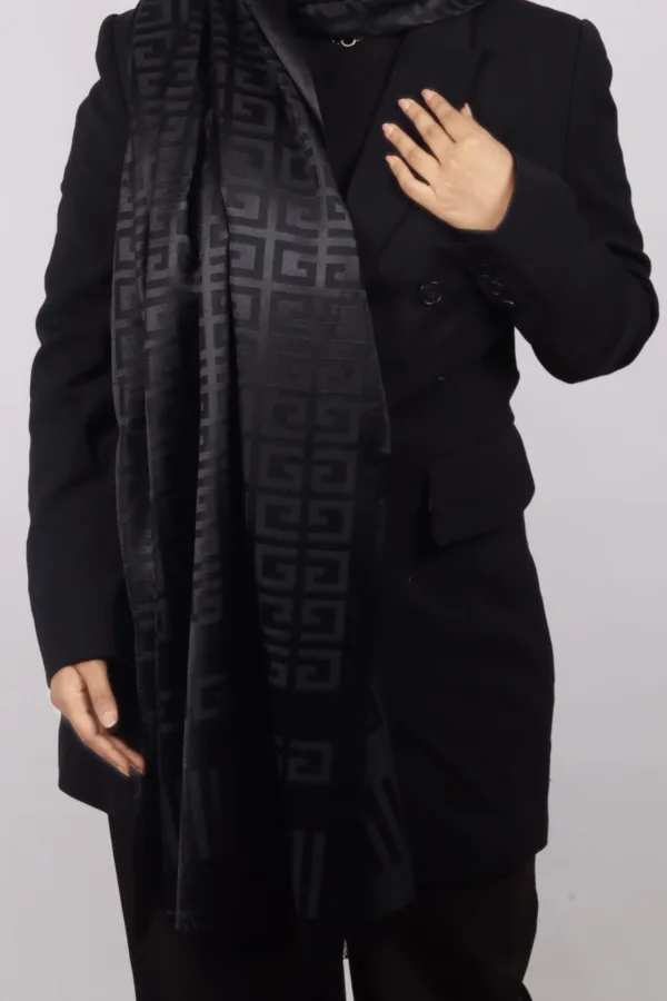 052198BE-25F4-4CF7-96DA-A14E4D2BD92E-1.jpeg Kalliopi Viscose Silk Greek Print Hijab - Image 1