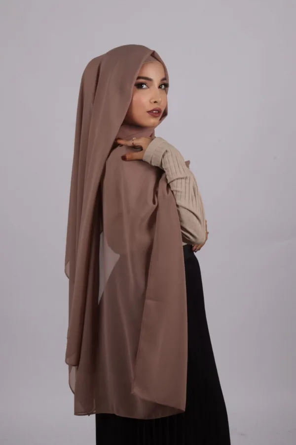 Cookie Dough Premium Chiffon Hijab - Image 2