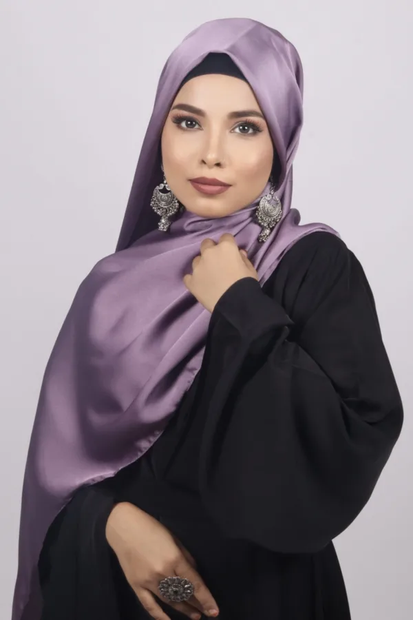 08ACBF82-7DFD-4BD1-AB25-C8BCDB4EFE4F-1.jpeg Aubergine Turkish Silk Hijab - Image 1