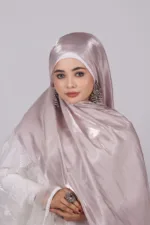 Oyester Pink Premium Organza Hijab