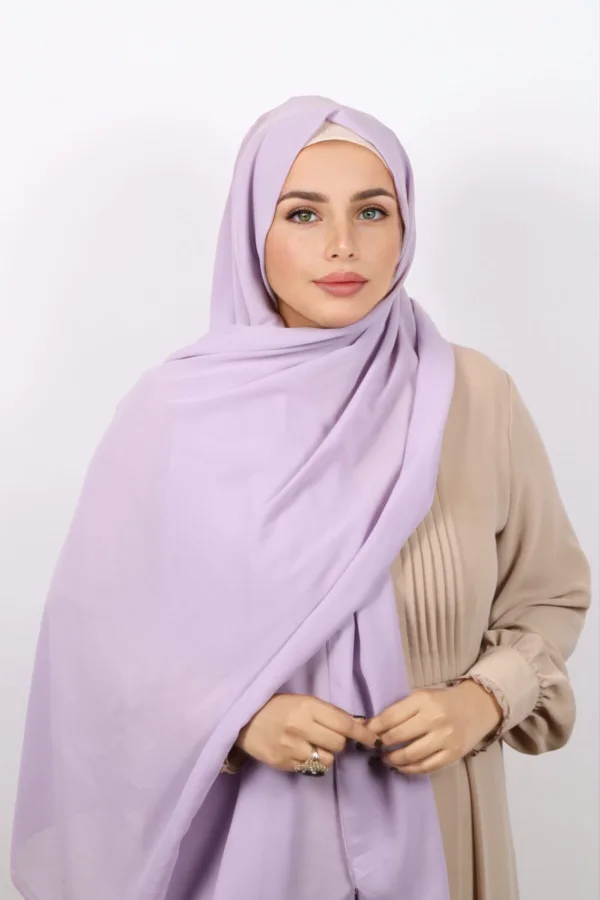 Bellflower Supreme Georgette Hijab - Image 1