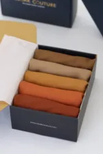 Golden Bliss Shimmer Chiffon Box ( Set of 5) - Image 2