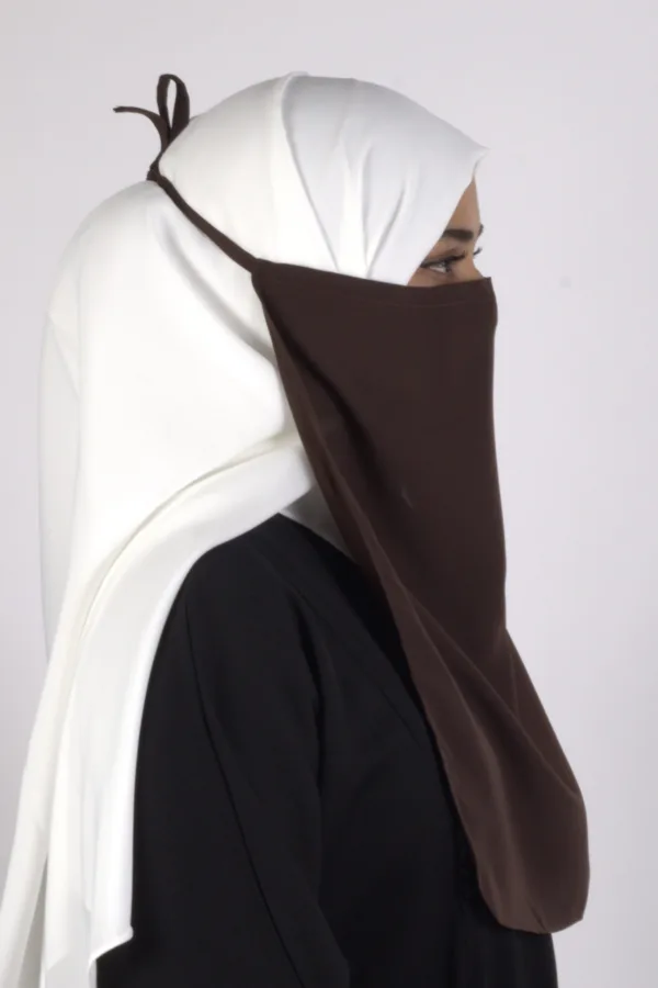 Brown Half Niqab - Image 2