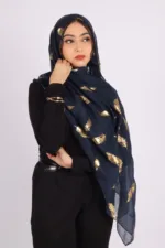 Saqqara Foil Print Hijab