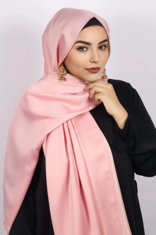 102C8796-F011-47C6-918A-2468FEF801C5-1.jpeg Rose Shimmer Viscose Hijab - Image 1