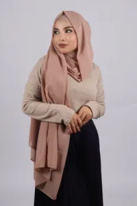 Toffee Peach Premium Chiffon Hijab
