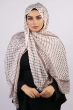 Old Rose Modal Keffiyeh Hijab
