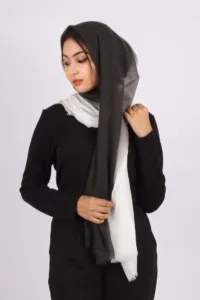 Panda Ombre Crinkled Cotton Hijab