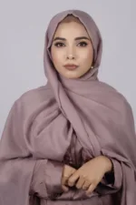 Mauve Toast Classic Cotton Hijab - Image 2