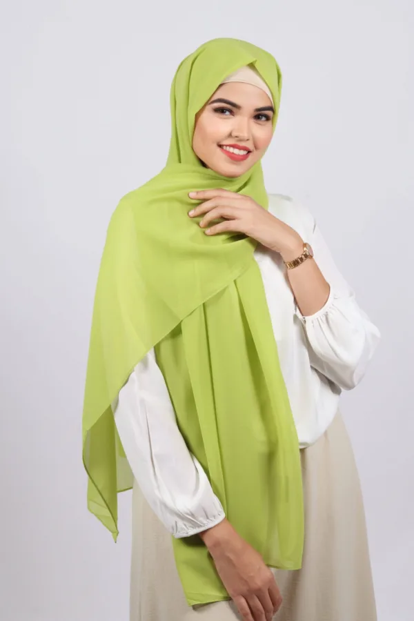 Kiwi Premium Chiffon Hijab - Image 2