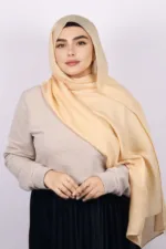 Custard Cream Modal Hijab - Image 2