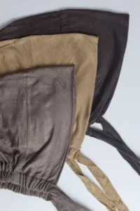 Bourbon Browns Set of 3 Tie back Hijab Caps