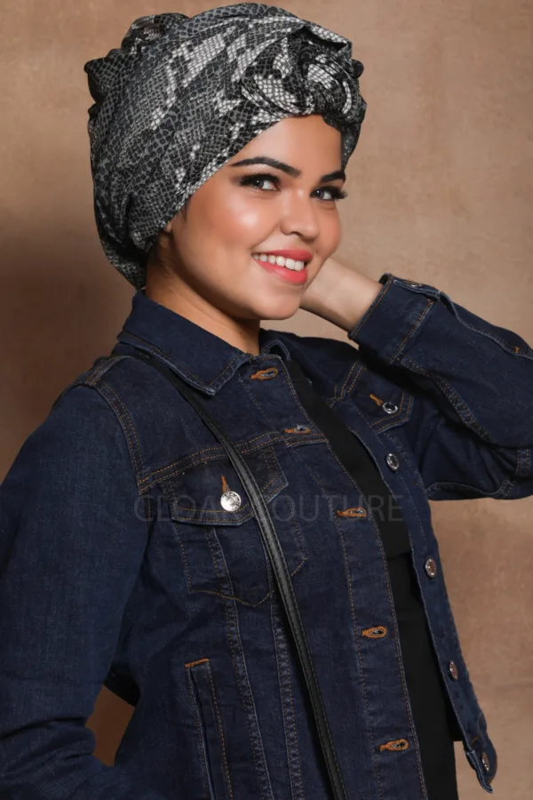 Nagini Chiffon Printed Hijab - Image 3