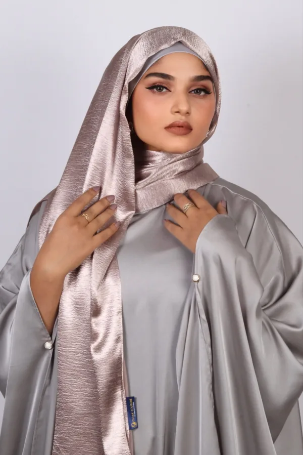 22EB4751-1742-425A-B35E-AE9D0CEC61FB-1.jpeg Sparkling Cider Marble Satin Hijab - Image 1