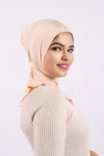 Cream Ninja Head Cover/ Active wear - Image 4