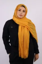 Alphonso Crinkled Cotton Hijab - Image 2