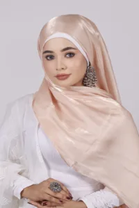 Peach Perfect  Premium Organza Hijab