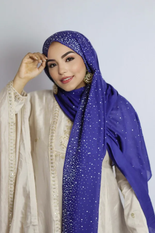 Nile Cotton Stone Drop Hijab - Image 3