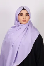 Dreamy Lavender Medina Silk Hijab - Image 3