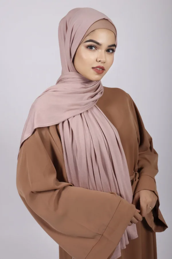 Almond Milk Premium Jersey Hijab - Image 2