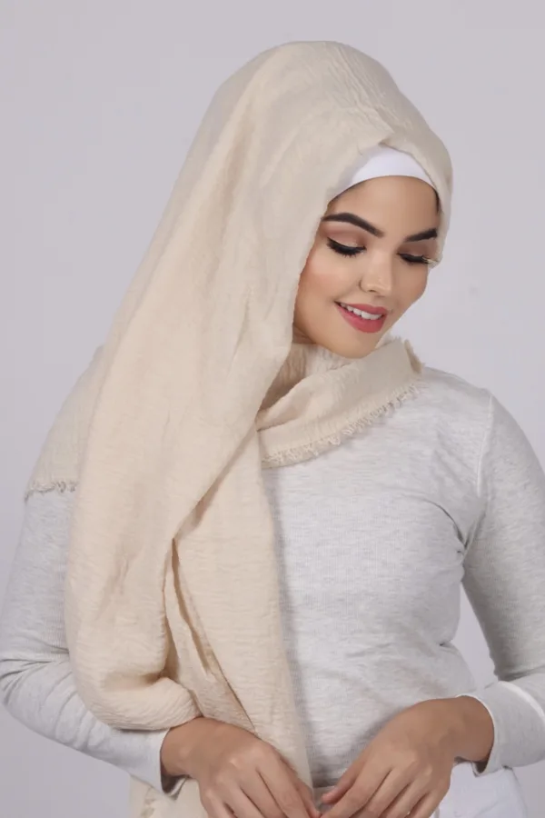 Parmesan Premium Crinkled Cotton Hijab - Image 2