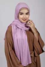 Lavender Lilly Premium Jersey Hijab - Image 2
