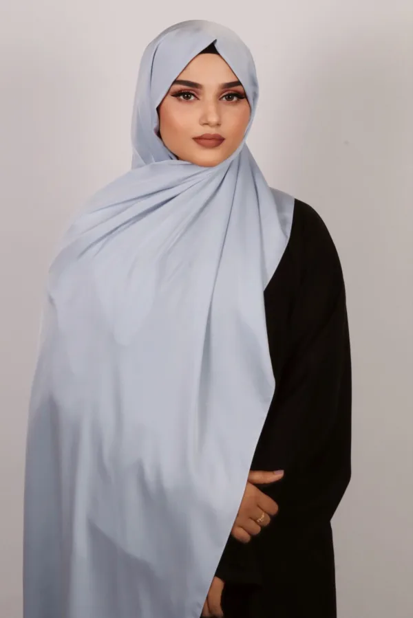 Sky Medina Silk Hijab - Image 3