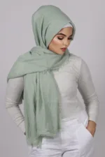Honeydew Premium Crinkled cotton Hijab - Image 3