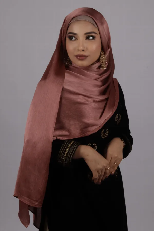 Valarian Rose Muna Satin Hijab - Image 2