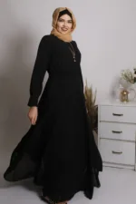 Tiana Princess Layered Gown / Abaya