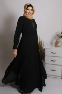Tiana Princess Layered Gown / Abaya