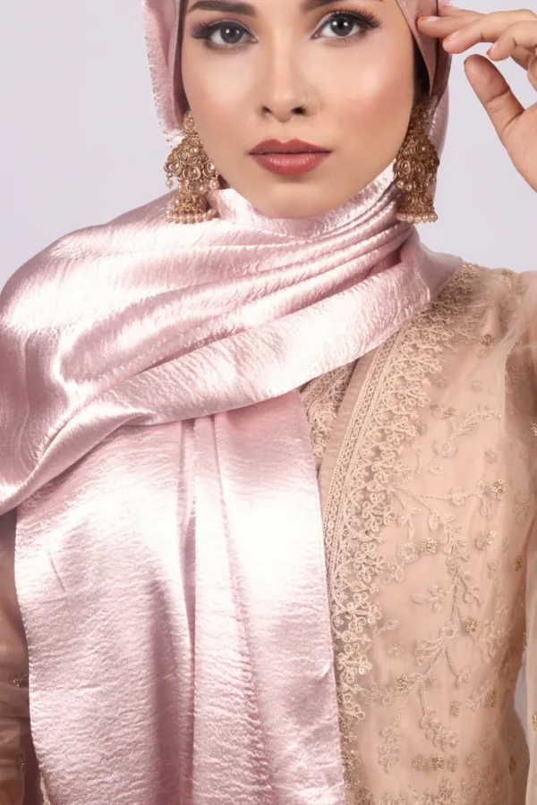 Nebu Marble Satin Hijab - Image 1