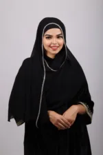 Black Crystal Hijab - Image 3
