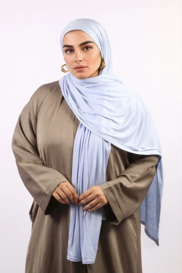 337C561E-6178-4760-AC00-CA23A19A7AEB-1.jpeg Mint Blue Classic jersey Hijab - Image 1