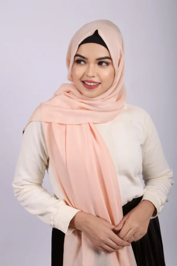 Peach Puff Modal Hijab - Image 1