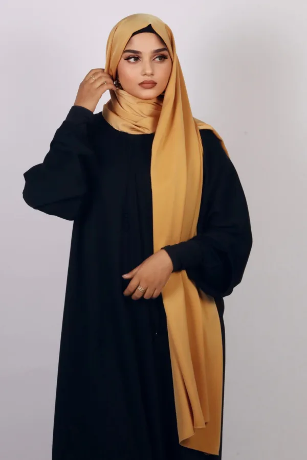 Matt Gold Medina Silk Hijab - Image 3