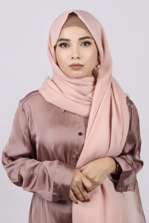 Milk Rose Classic Cotton Hijab - Image 2