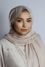 Rice Cotton Stone Drop Hijab